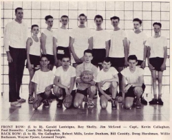 1961 - 62,Junior Boys Volleyball