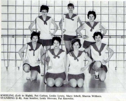 1961 - 62, Senior Cheerleaders