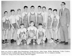 1962 - 63, Junior Boys Volleyball