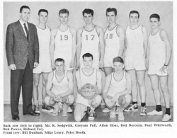 1962 - 63, Senior Boys Basketball