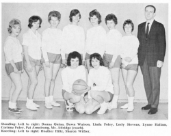 1962 - 63, Senior Girls Basketball