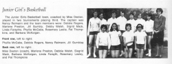 1964 - 65, Junior Girls Basketball