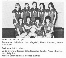 1964 - 65, Senior Girls Volleyball