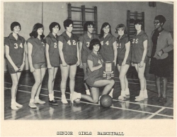 1967 - 68, Senior Girls Basketball