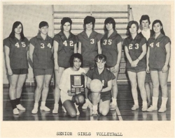 1967 - 68, Senior Girls Volleyball