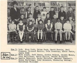 1967 - 68, Kindergarten 34 PM