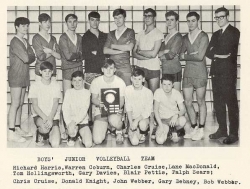 1968 - 69, Junior Boys Volleyball