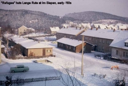 "Refugee" huts Lange Rute at Im Siepen, early 60s