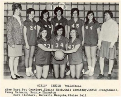 1968 - 69, Senior Girls Volleyball
