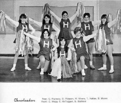 1969 - 70, Cheerleaders