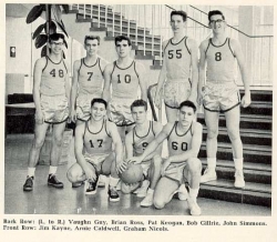 1962 - 63, Senior Boys Basketball