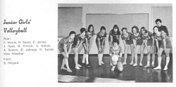 1969 - 70,Junior Girls Volleyball