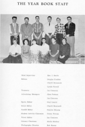 1959 - 60, Yearbook Staff