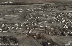 1960 Deilinghofen Aerial View circa 