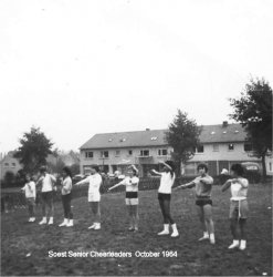 1964 October Soest Senior Cheerleaders