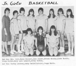 1966 - 67, Junior Girls Basketball