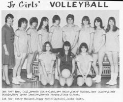 1966 - 67, Junior Girls Volleyball