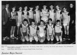 1967 - 68, Junior Boys Soccer
