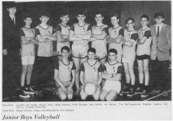 1967 - 68, Junior Boys Volleyball
