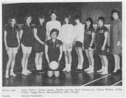 1967 - 68, Junior Girls Volleyball