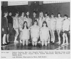 1967 - 68, Senior Girls Volleyball