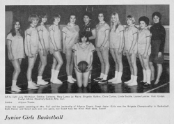 1967 - 68, Junior Girls Basketball