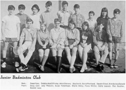1968 - 69, Junior Badminton