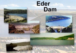Eder Dam Postcard 5