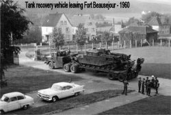 1960 Tank Recovery Vehicle leaving Fort Beausejour