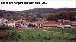 2003 Site of Tank Hangars and Wash Rack