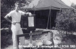 1960 1 RCHA Bill Hendrickson at Sennelager