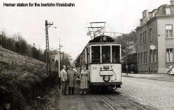 Hemer station for the Iserlohn Kreisbahn