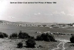 1954 German Glider Club behind Fort Prince of Wales