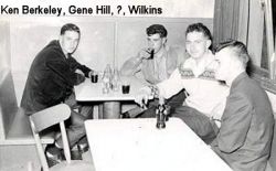 Ken Berkeley, Gene Hill, ?, Wilkins