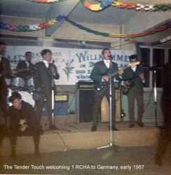 1967 The Tender Touch welcoming 1 RCHA to Germany