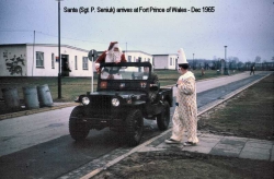 1965 December Santa arrives at Fort Prince of Wales