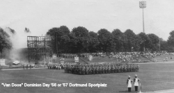 1956 57 Dortmund Sportplatz "Van Doos" Dominion Day