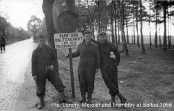 1956 Soltau Pte. Landry, Mercier and Tremblay