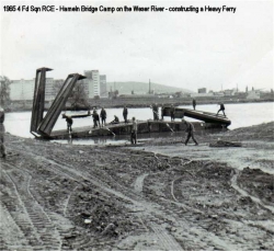 1965 4 Fd Sqn RCE - Hameln Bridge Camp on the Weser River