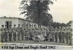 1962 4 Fd Sqn Drum and Bugle Band