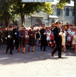 1966 - 69 2 RCR Band Soest Key to the City Parade
