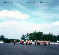 1966 August, Final parade RCA Band