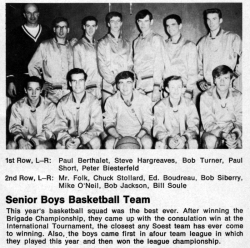1965 - 66, Senior Boys Basketball
