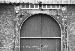 1968 Barn Door in Troop Area