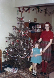 1965 Christmas Janice and Heather Ruggles