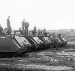 1965 4 Fld Sqn training with new M113 APC - 1