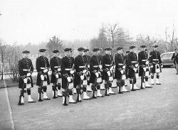 Honour Guard 1963 - 1 The first on the left is George Jackson
