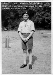 1959 Harry Oliver, British Scout Field Commissioner, Velsen, Holland