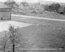  1957 - Back corner of MLS seen from Memelerstrasse 