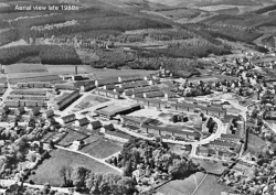 Aerial view of Hemer PMQs late 1950s